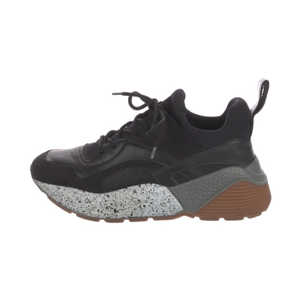 Stella McCartney Eclypse Chunky Platform Sneakers Black and Gray